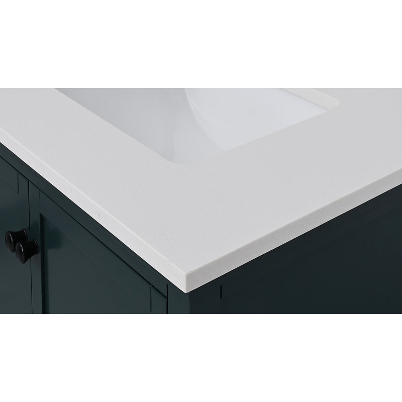 61'' W Double Vanity Top, Everest White