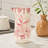 Hand-Painted Stoneware Pitcher with Botanical Design