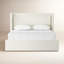 SOPHIA 1 Upholstered King Wingback Bed-63740109