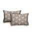 Polyester / Mélange de polyester Housse de coussin rectangulaire intérieure / extérieure lombaire et insert-348152716