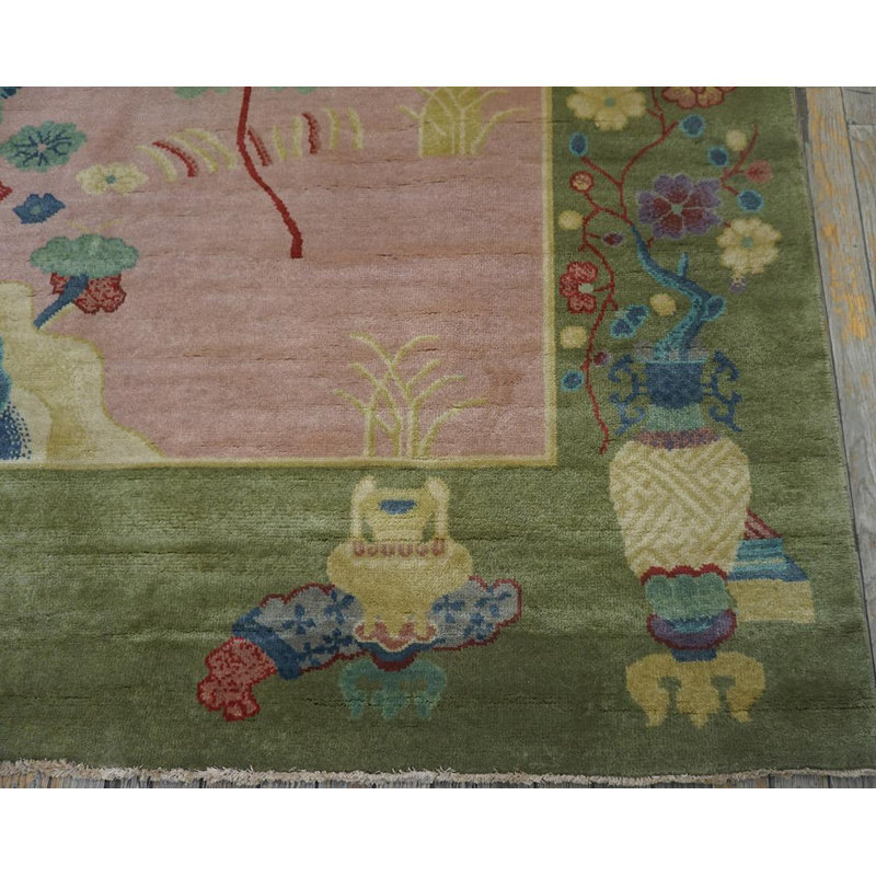 Contemporary Chinese Art Deco Style Carpet ( 8'10" X 11'8" )