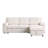 Upholstery Sleeper Sectional Sofa With Storage Space