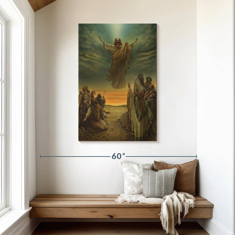 Illustration du Christ, H 45 po x l 30 po