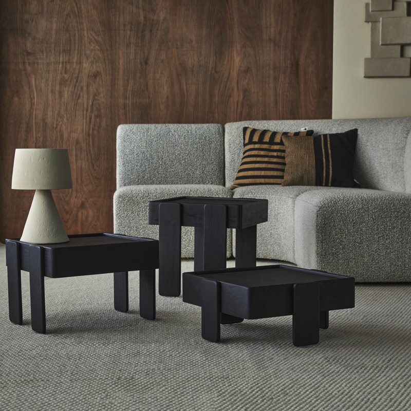 Nido Solid Wood Side Table Set
