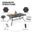 7pcs Metal Patio Dining Set With Umbrella Hole, Swivel Chairs With Cushions-573353519-573353514
