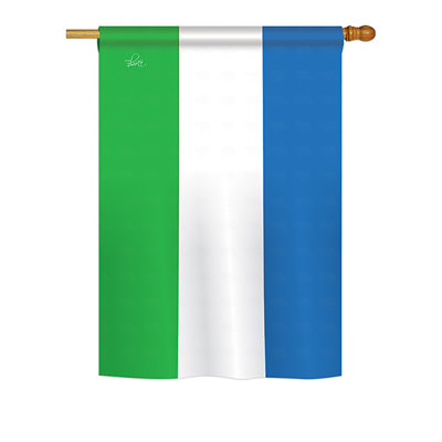 Double Sided Polyester House Flag