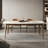 Luxury Marble Ash Rectangular Dining Table Sets-102786946-102786947