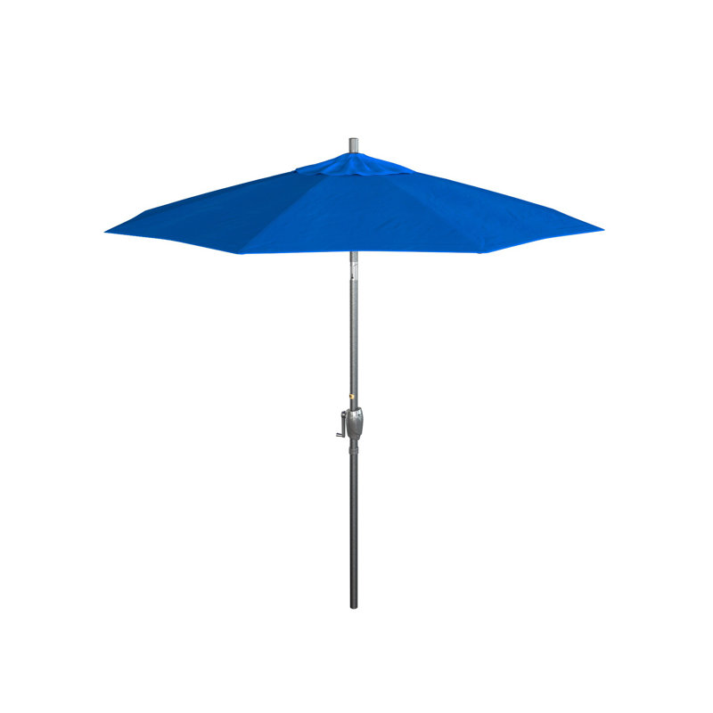 Parasol de marché 7 pi 6 po Abberbury, Tissu performance bleu royal