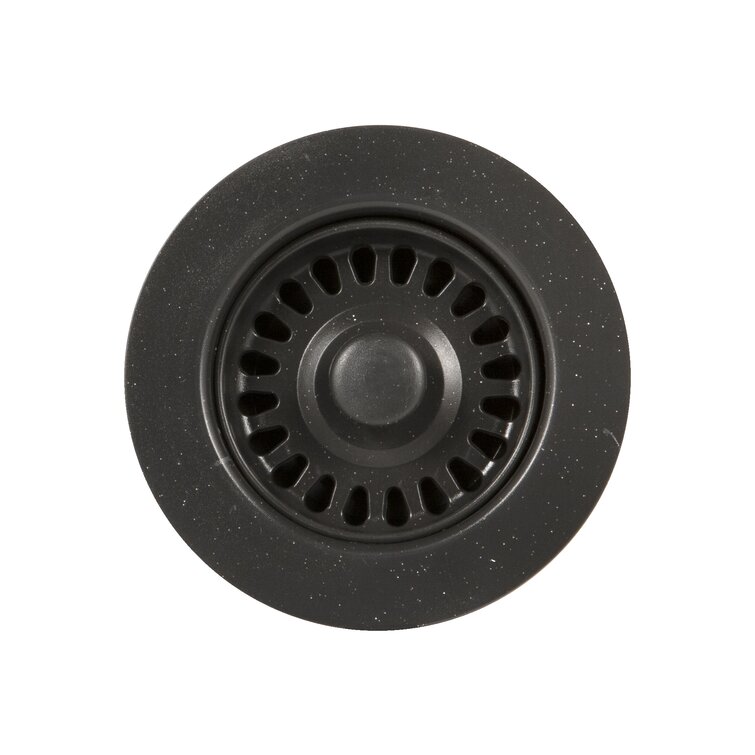 Houzer 190-9565 3.5-inch Matte Black Disposal Flange