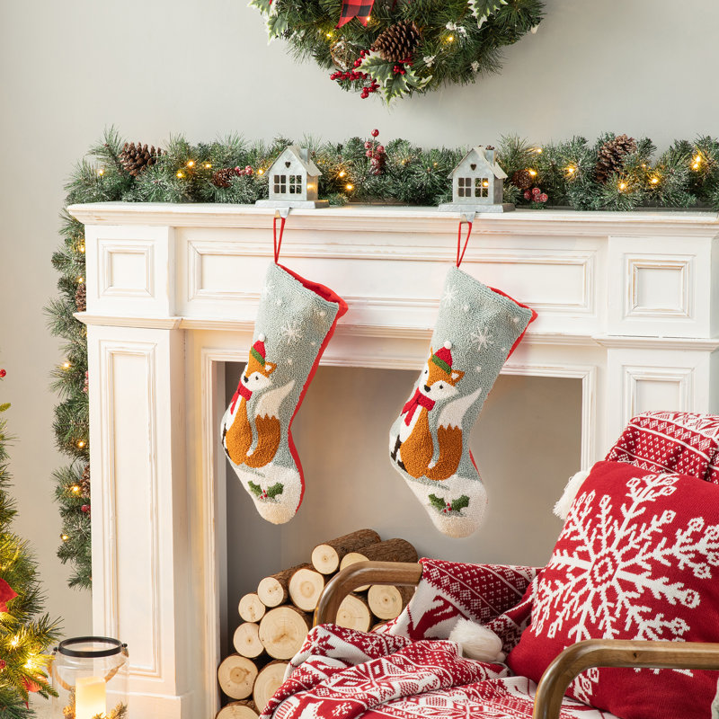 Hooked Fox Stocking