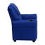 Contemporary Kids Recliner with Cup Holder and Headrest-912585371