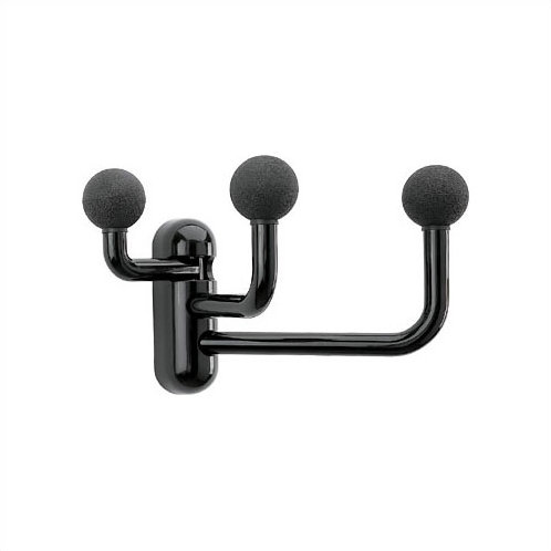 Plastic Wall 3 - Hook Wall Mounted Coat Rack
