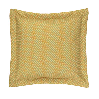 Ferngully Yellow Tropical Cotton Cabana Sham