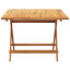 4 - Person Acacia Wood Patio Dining Set with Square Table