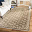 Oushak Oriental Hand-Knotted Wool Brown Area Rug-1162184883