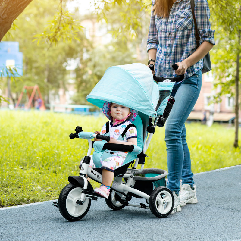 HOMCOM Pedal Ride On, Green