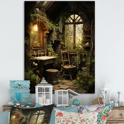 Holborne Bathroom Rustic Woodland Retreat IV - Bathroom Wall Art