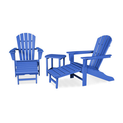 POLYWOOD Palm Coast Ultimate Adirondack 3-Piece Set