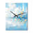 Blue Interlocking Perspectives - Cubism Wall Clock Oversized-1475481208
