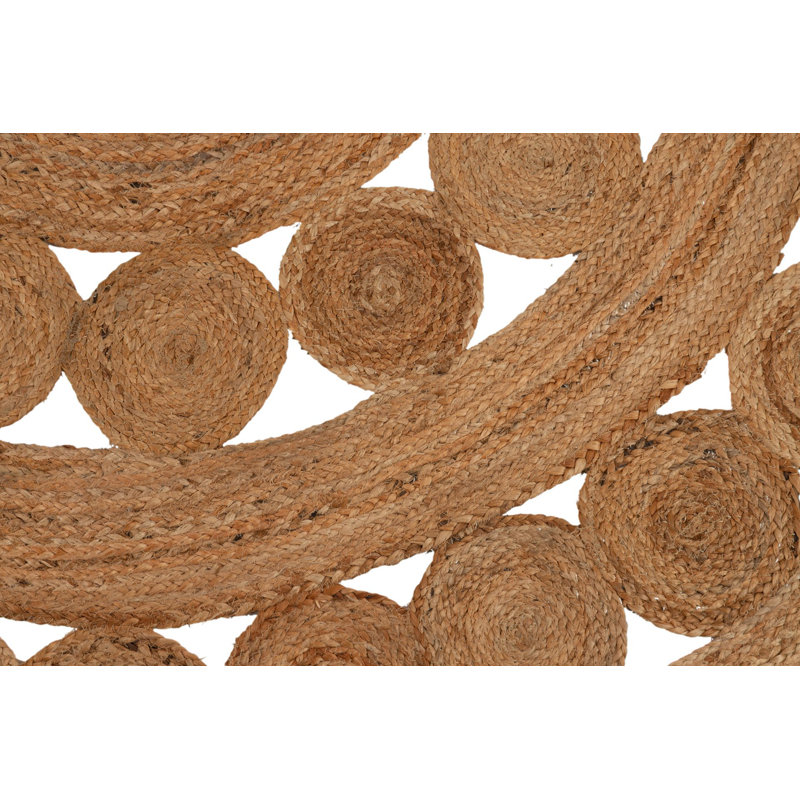 Round Solid Colour Hand Woven Area Rug, Round 200cm
