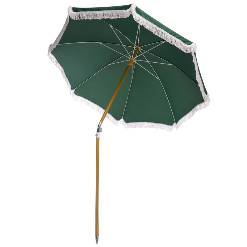 Parasol de plage 6,5 pi Valencia, Vert forêt