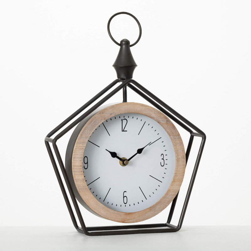 Metal Mechanical Tabletop Clock