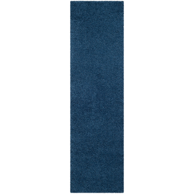 Rizco Shag Performance Solid Color Rug, Runner 2'3" x 10'