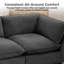 Canapé modulaire surdimensionné à 6 places Annamaria-129855608
