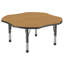 Table d'activité en T 48 po x 48 po avec moulures en T et pieds réglables-1361414904-1394873162