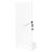Spector 1-drawer Lighted Full-Length Floor Mirror White High Gloss-126598106
