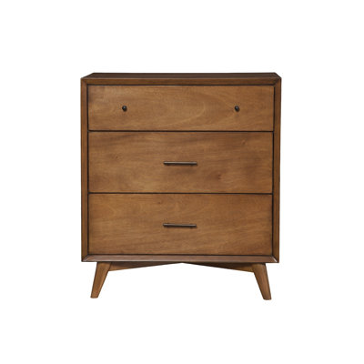 Williams 32'' W 3-Drawer Vertical Mahogany Chest
