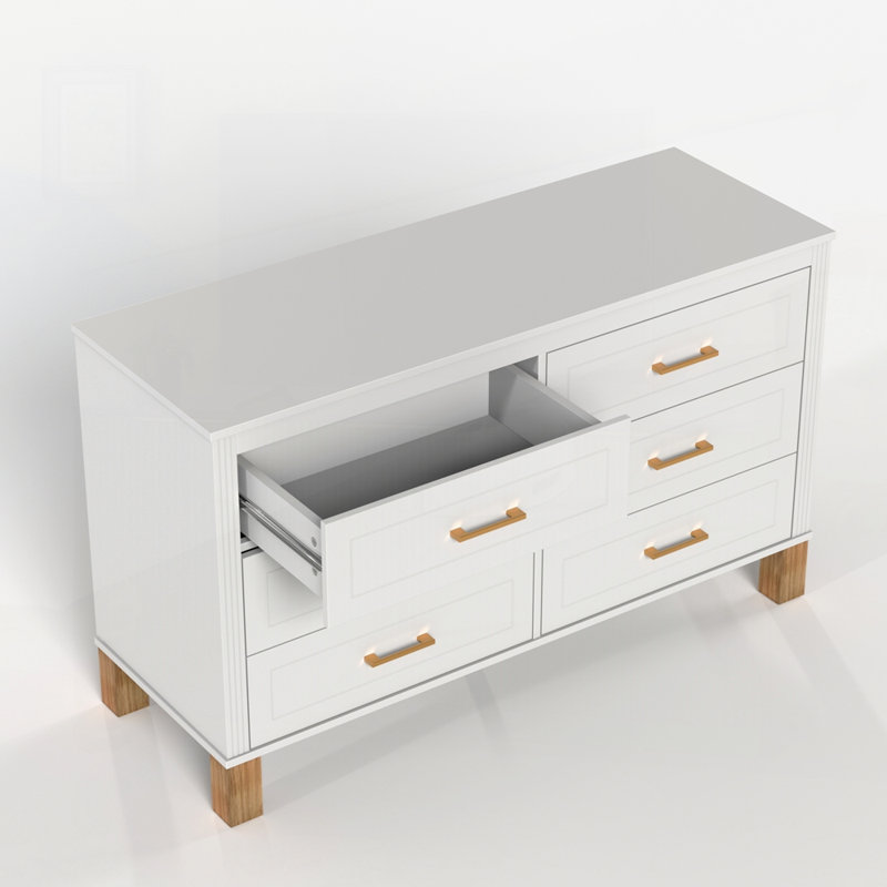 Table d'entrée en bois préinstallée, Blanc