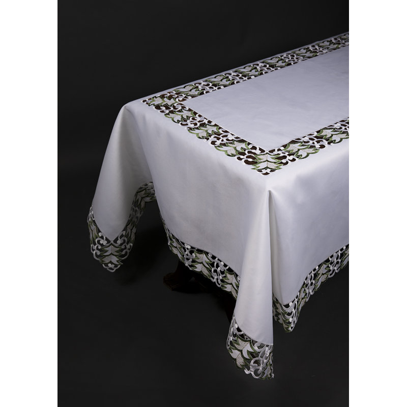 Nappe de fêtes brodée nappe Salley