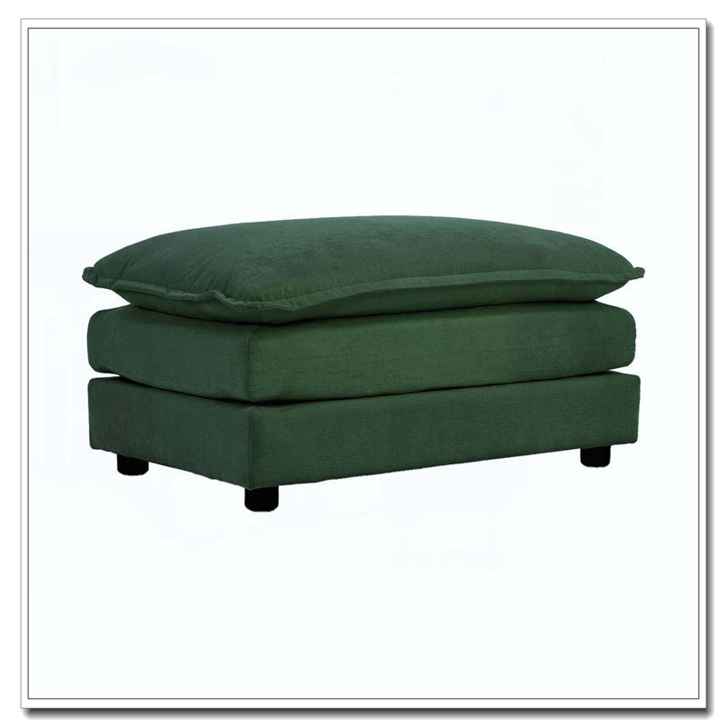 Repose-pieds en chenille, Vert