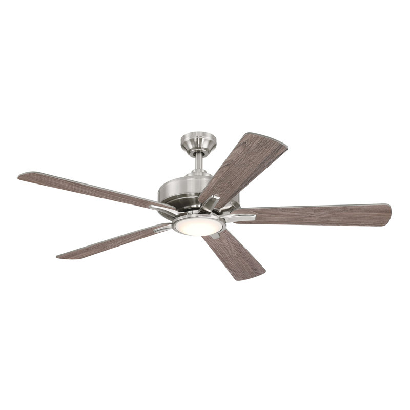Ventilateur de plafond DEL d'intérieur Frio , Nickel
