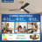  52 Inch Ceiling Fans with Lights, Quiet 3CCT Modern LED Ceiling Fan with Remote for Bedroom, Living Room, Kitchen, 6 Speeds, Reversible DC Motor, Timer, Memory, Black Gold-735518459-735518454