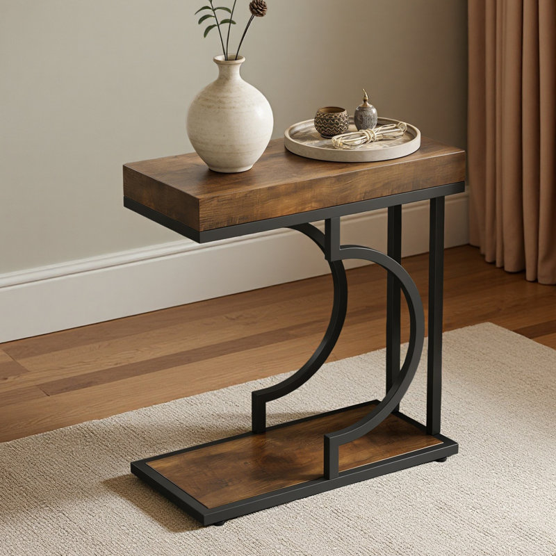 Table compacte de couloir, table de chevet, table de bout