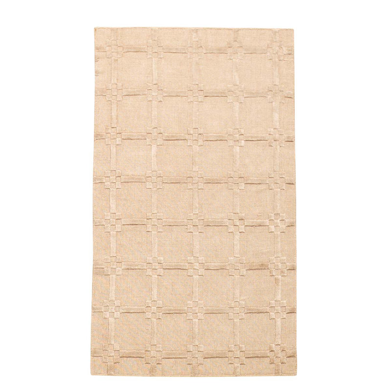 Geometric Area Rug in Pink