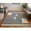 Tapis Mid-Century moderne ivoire / noir Raku Architectural 12 pi x 15 pi-1823040644