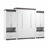 Arrington Storage Murphy Bed with Shelving and Fold-Out Desk-55325607-55325608