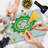 Ambesonne Green Cutting Board Large Size  Green