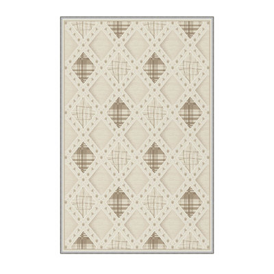 Premium 3D Digital Printed Carpet, 4.0 x 5.9 ft, 100% Polyester, Pile Height: 0.3 in, 650 g/m² | Antibacterial, Non-Slip Underside | Machine Washable, Ideal for Living Room, Bedroom, and Kids' Spaces