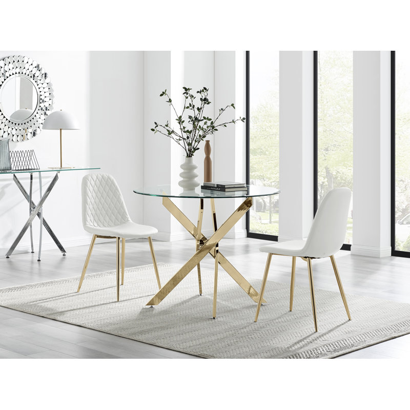 Bernell 2 - Person Dining Set, White