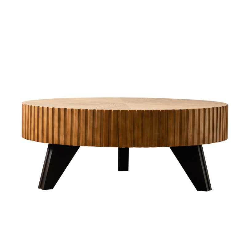 Table basse 35,4 po, Brun, Naturel