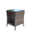 Table basse d'extérieur 1 table basse avec verre trempé transparent-802797811