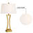 Burholme 31" Modern Metal Table Lamp with 3-Way Dimmable-487831503