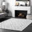 Sofie Modern Shag Performance White Rug-480922958