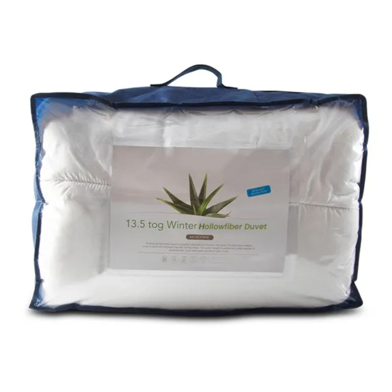 Anti Allergy Hollowfiber 13.5 Quilted Duvet All Year Around Tog, Kingsize