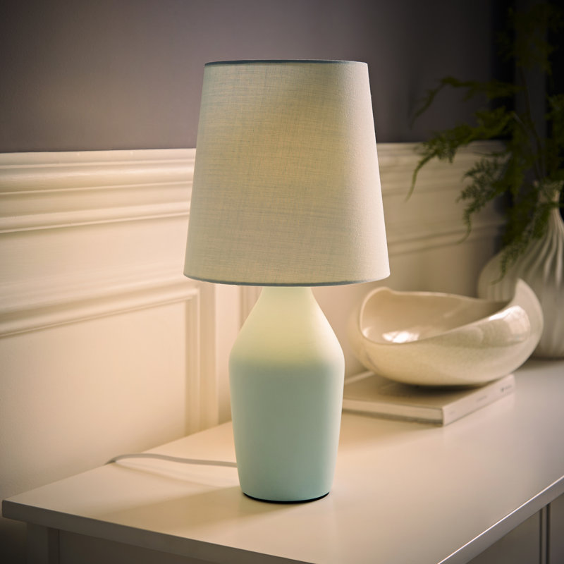 Daiva Ceramic Table Lamp, Yes, Blue