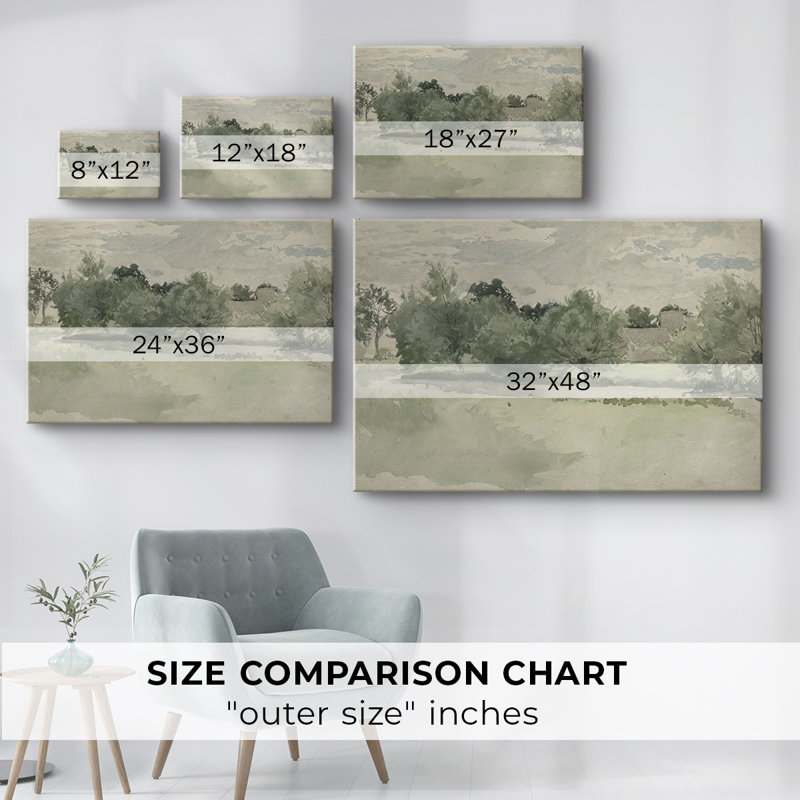 Paysages rétro-Cccxciv -Galerie enveloppée Cavas, 40 x 60